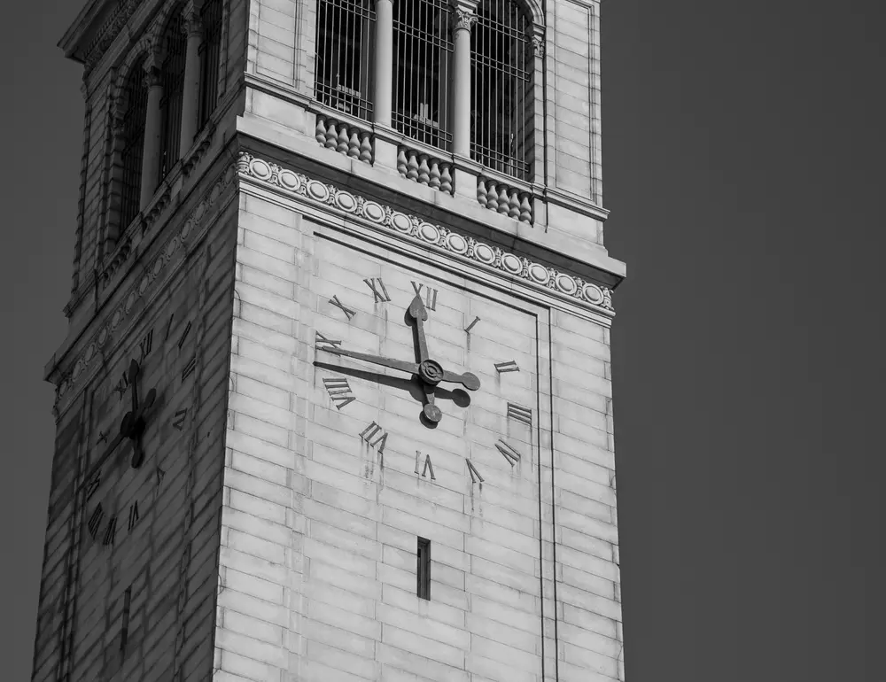 Sather Tower (the Campanile) on the University of California, Berkeley campus, birthplace of BSD