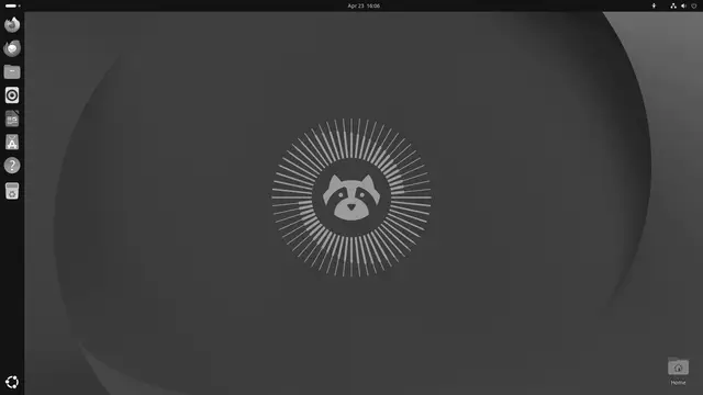 Default desktop of Ubuntu 26.04 LTS 'Resolute Raccoon' with GNOME 50
